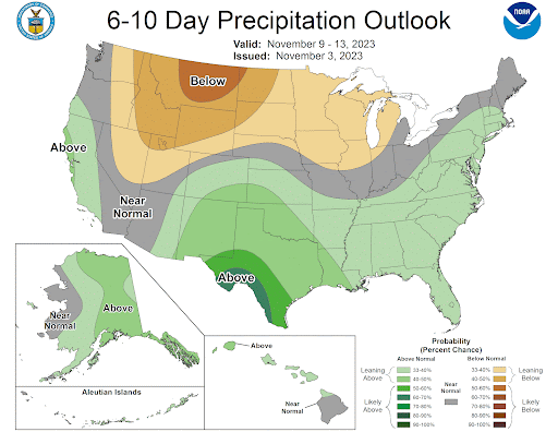 6 - 10 Day Precipitation Outlook