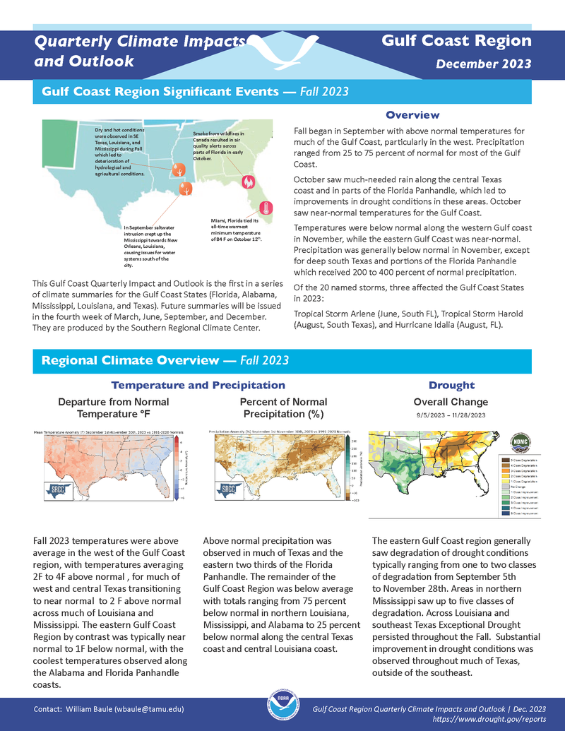 Gulf Coast Quarterly Outlook Fall 2023 Page 1