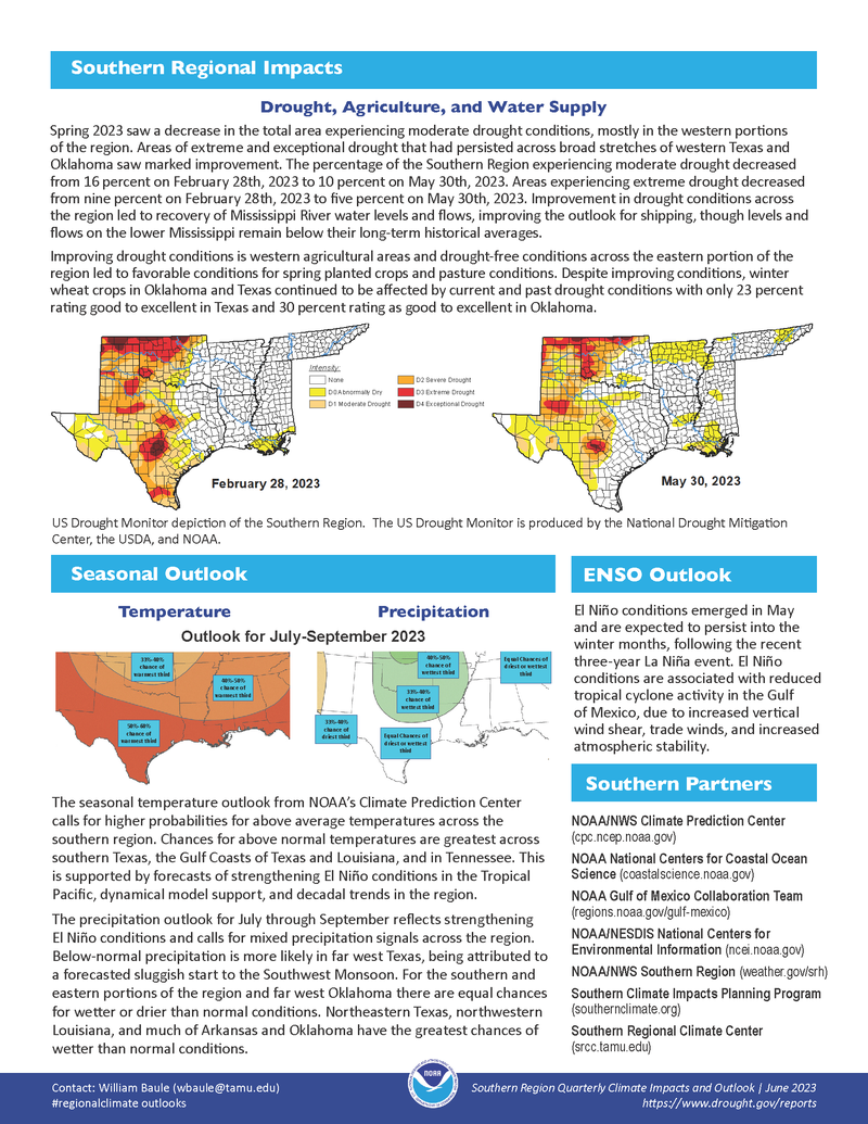 Southern Spring 2023- Quarterly Outlook Page 2